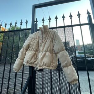 Beige PLT puffer